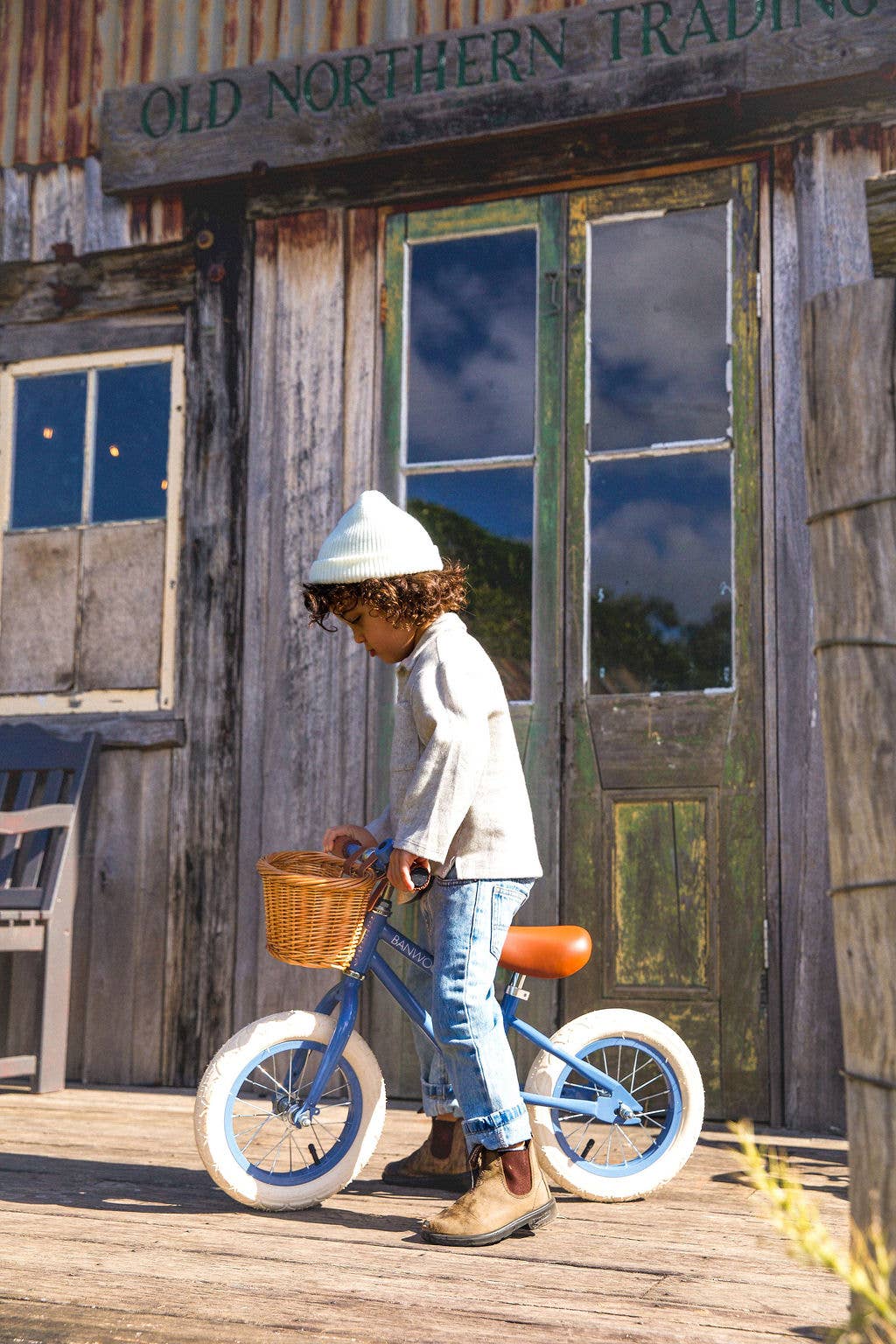 banwood kinderfahrrad 12 zoll Banwood Laufrad First Go Vintage Blau – 12 Zoll