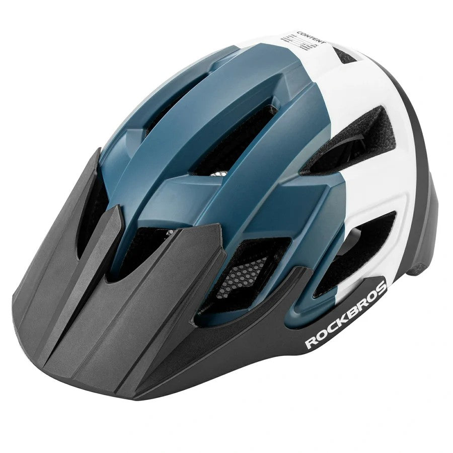ROCKBROS Trail Fahrradhelm mit Sonnenvisier – MTB Helm