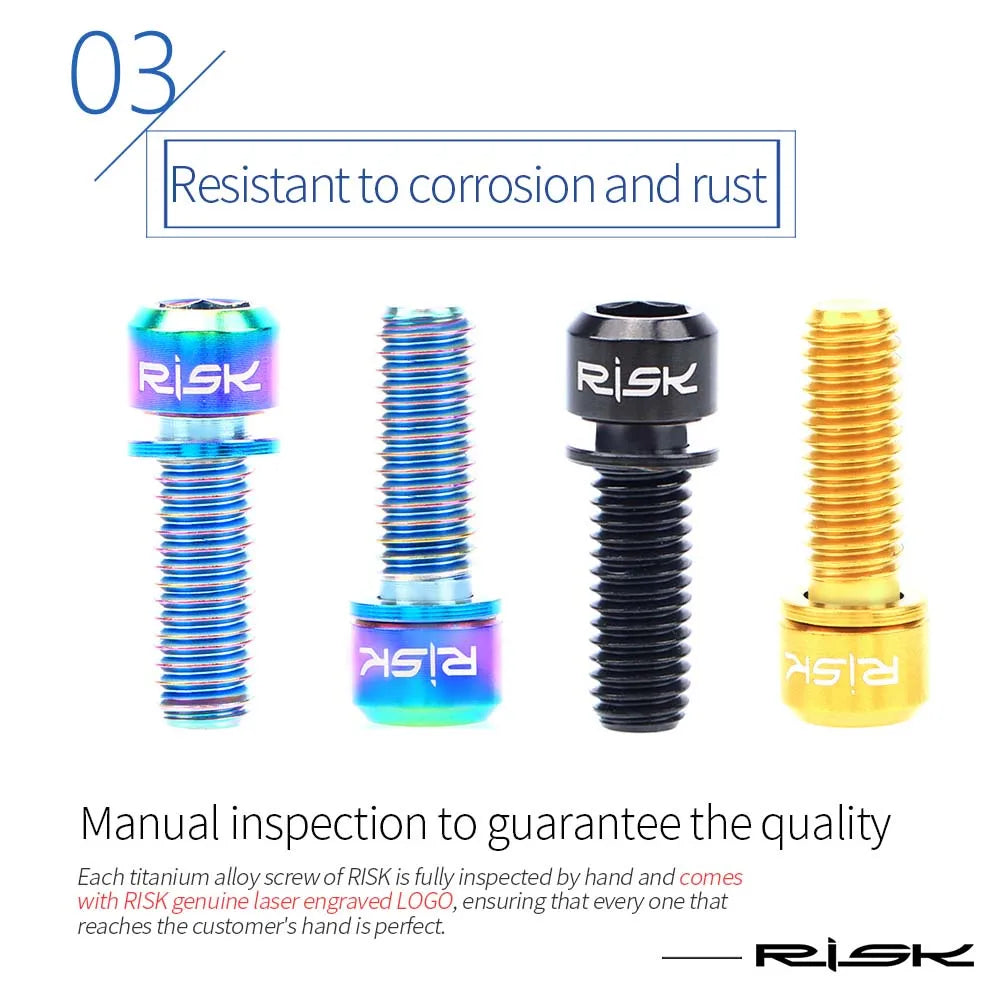 RISK Titanschraube für Scheibenbremssattel