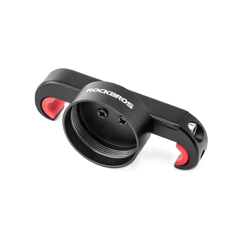 Rockbros Q5 Fahrrad Rücklicht mit intelligentem Stoppsystem, Schwarz