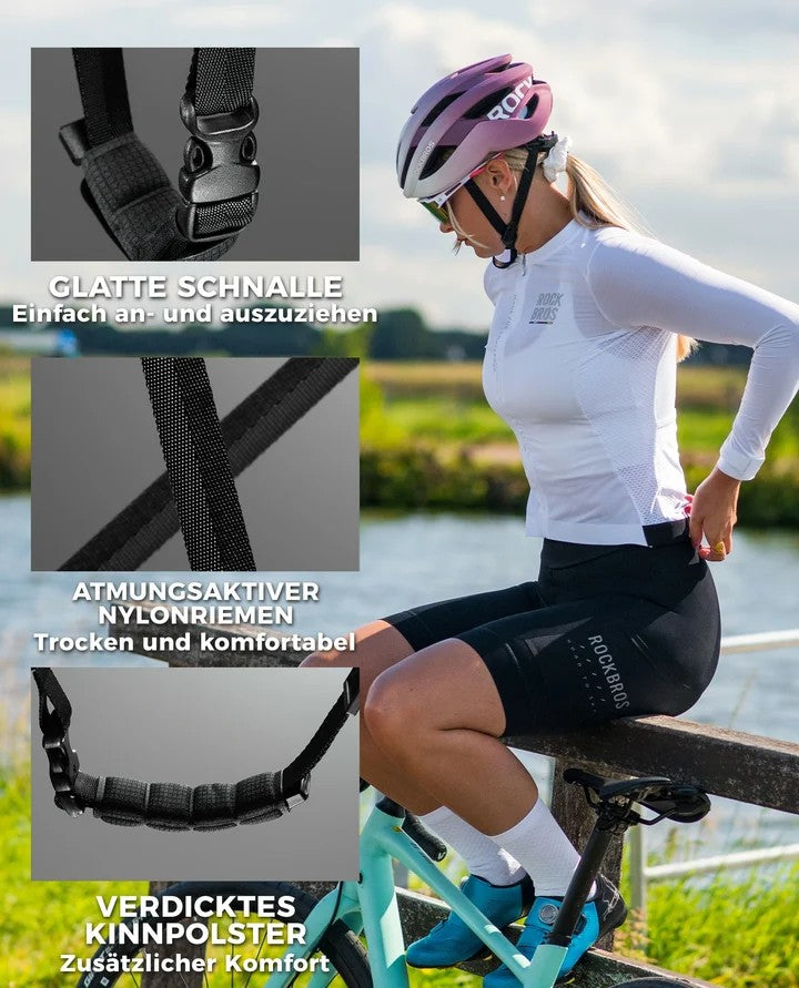 ROCKBROS Fahrradhelm für Erwachsene & Jugendliche