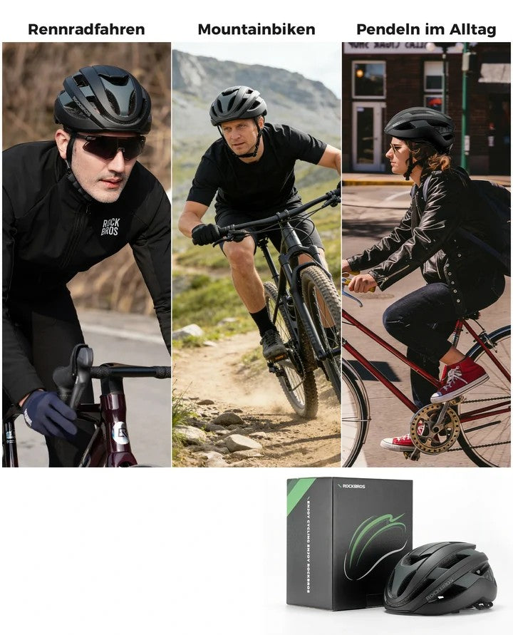 ROCKBROS Fahrradhelm für Erwachsene & Jugendliche