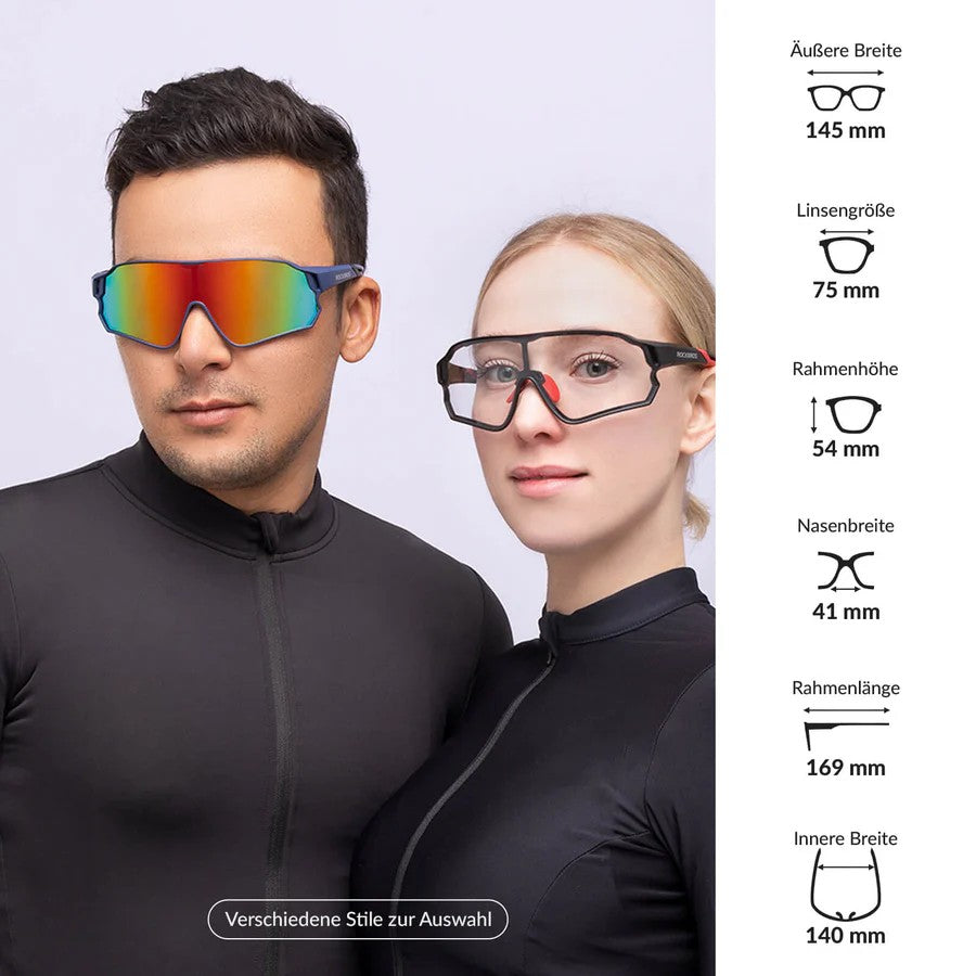 Polarisierte Fahrradbrille (UV400)
