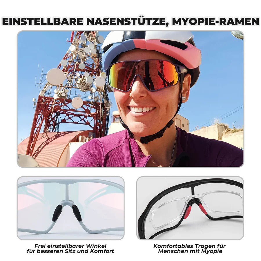Polarisierte Fahrradbrille (UV400)