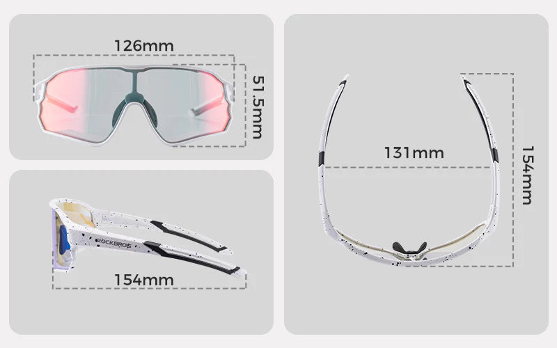 Kinder-Radbrille mit polarisierten Gläsern (8–14 Jahre)