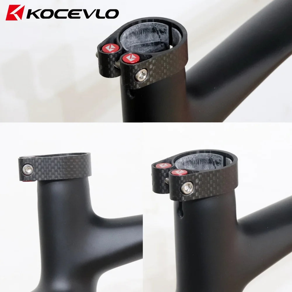 KOCEVLO Carbon Sattelklemme – Ultraleicht