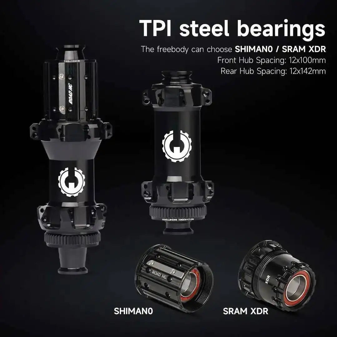 ELITEWHEELS Gravel Carbonlaufräder 5 Speichen