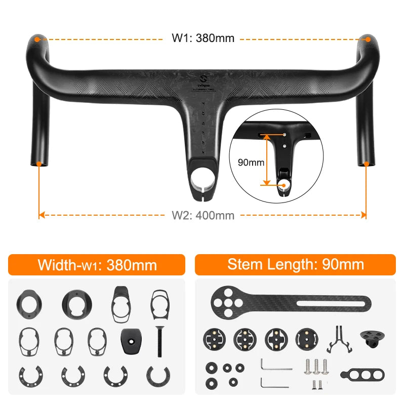 TOSEEK TKR02 Carbon Rennradlenker