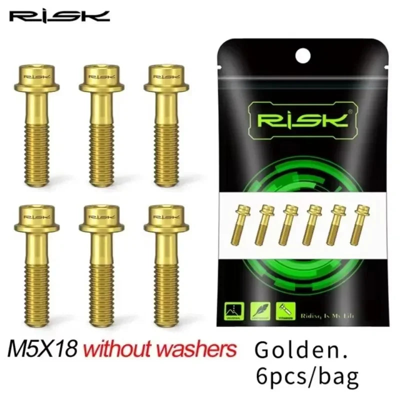 RISK Titan-Schrauben M5*16 M5*18