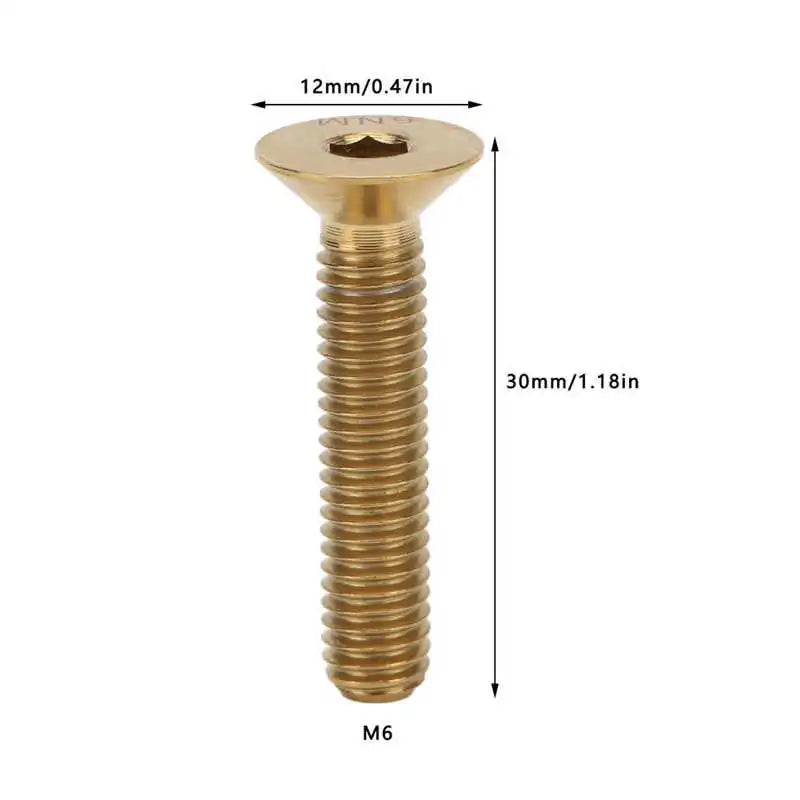 Headset Schraube M6x30 mm aus Aluminium