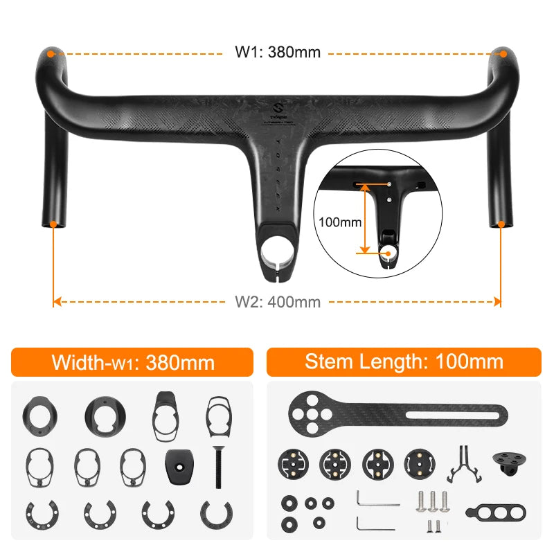 TOSEEK TKR02 Carbon Rennradlenker
