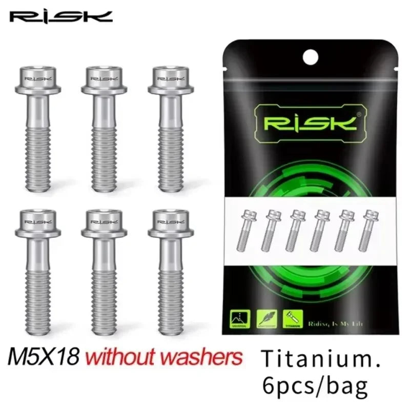 RISK Titan-Schrauben M5*16 M5*18