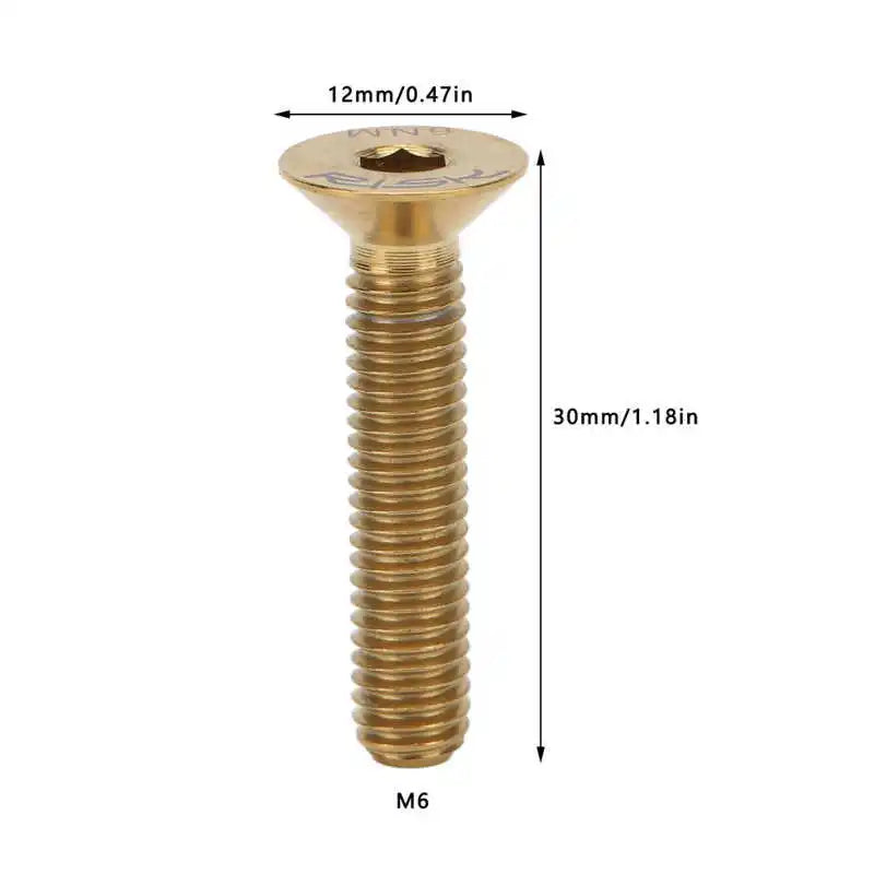 Headset Schraube M6x30 mm aus Aluminium