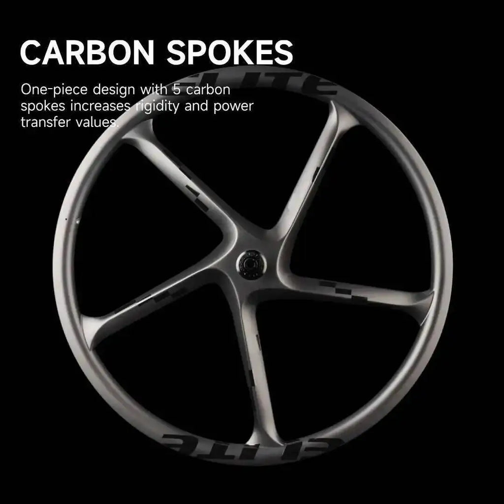 ELITEWHEELS Gravel Carbonlaufräder 5 Speichen