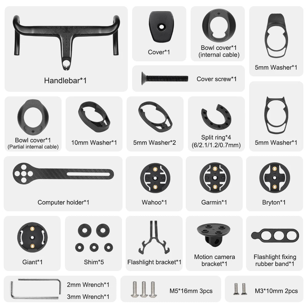 TOSEEK TKR02 Carbon Rennradlenker