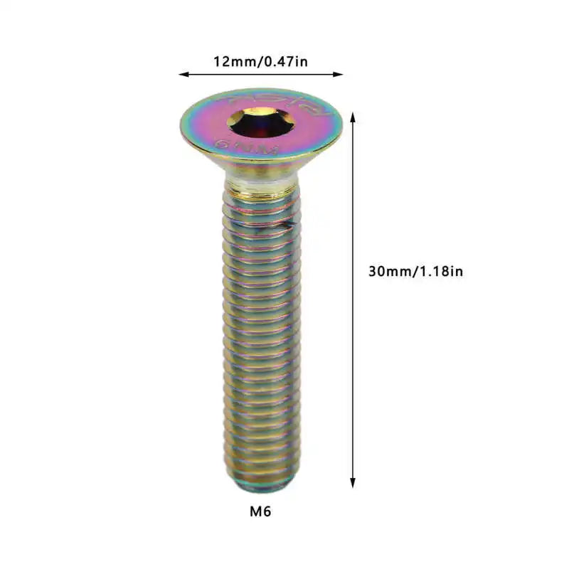 Headset Schraube M6x30 mm aus Aluminium