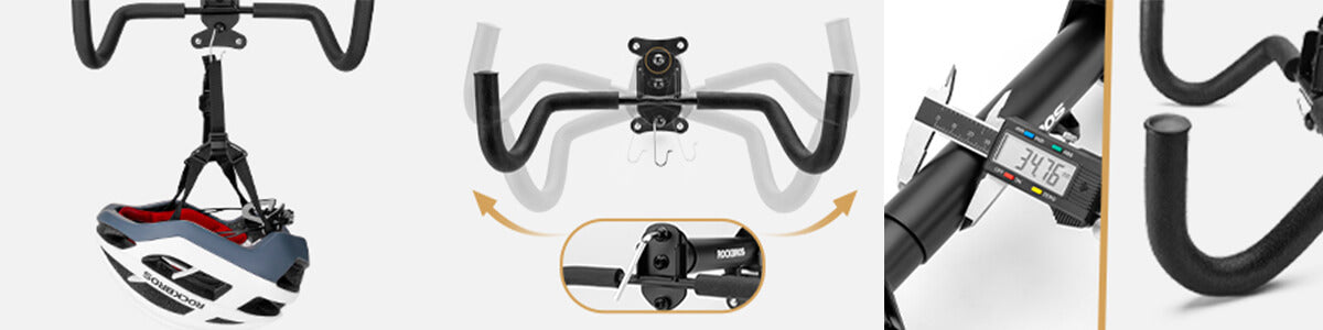 ROCKBROS Fahrrad Wandhalterung Robust Fahrradhalter Verstellbar 15kg