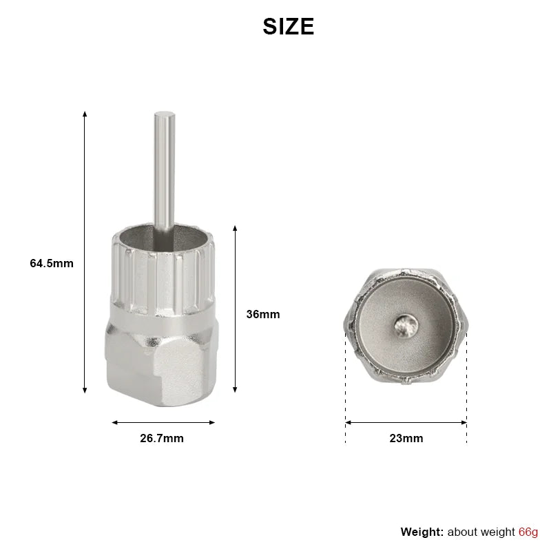 RIDERACE Kettenpeitsche & Kassettenwerkzeug Set