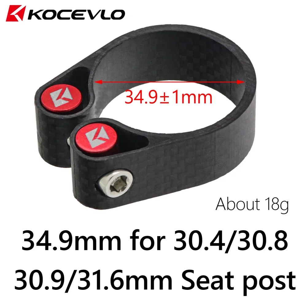 KOCEVLO Carbon Sattelklemme – Ultraleicht