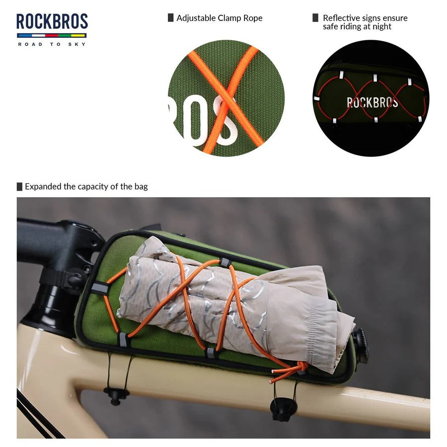 Oberrohrtasche mit ROCK FIT Schnellverschluss – 0,7 Liter