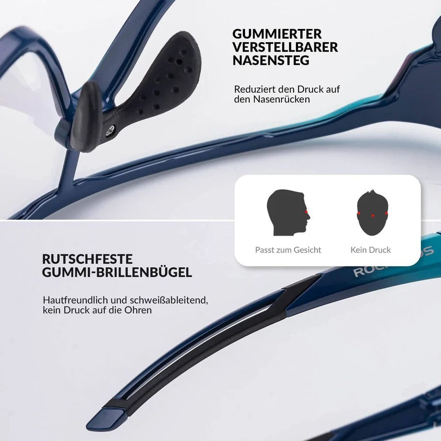 Selbsttönende Kinderfahrradbrille