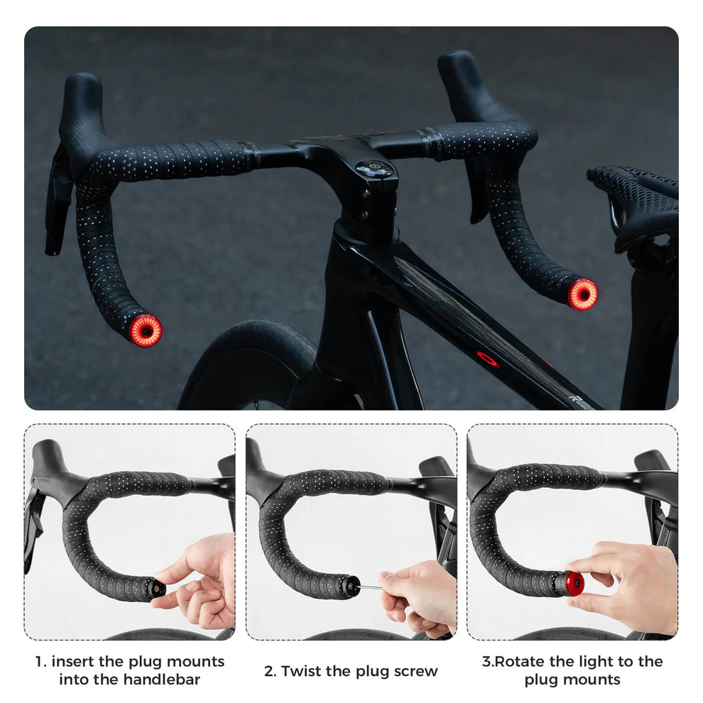 ROCKBROS LED Fahrrad Lenkerenden